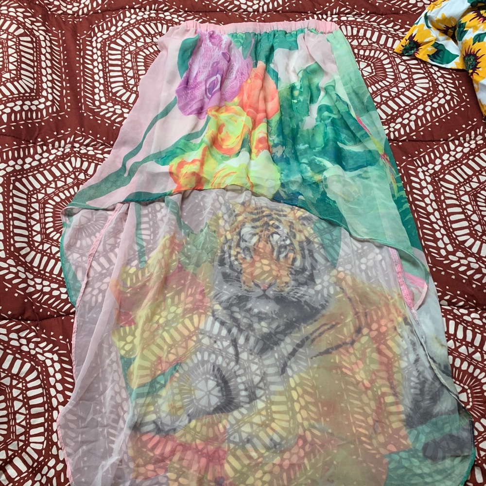 Waterfall skirt